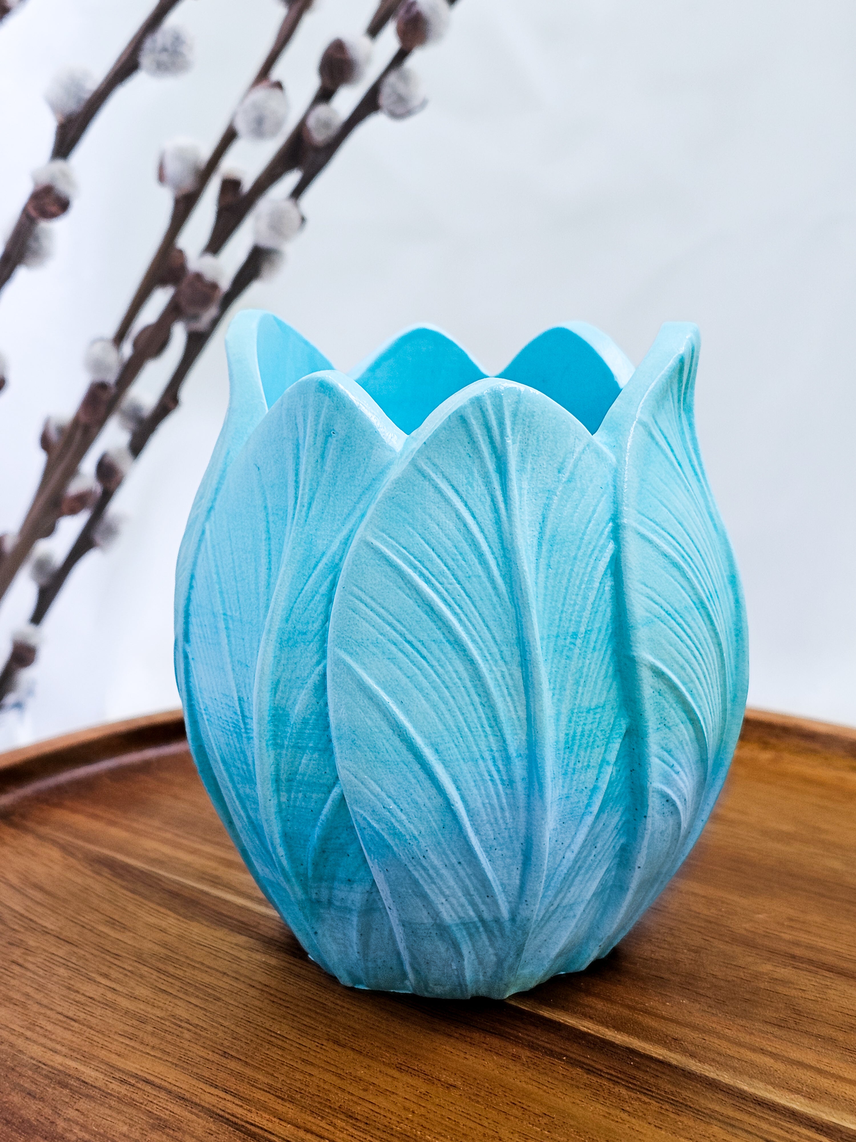 Lalea- recipient gol din praf ceramic