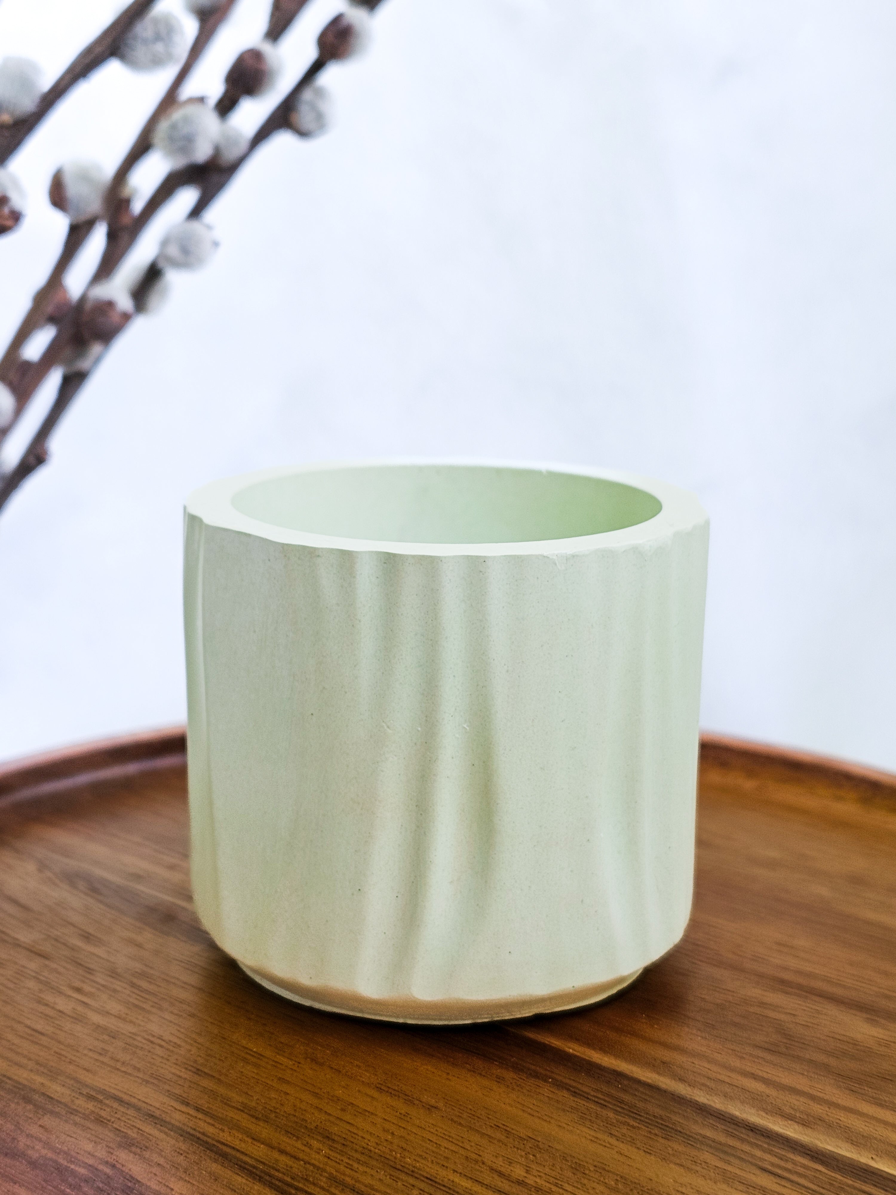 Lines - recipient gol din praf ceramic