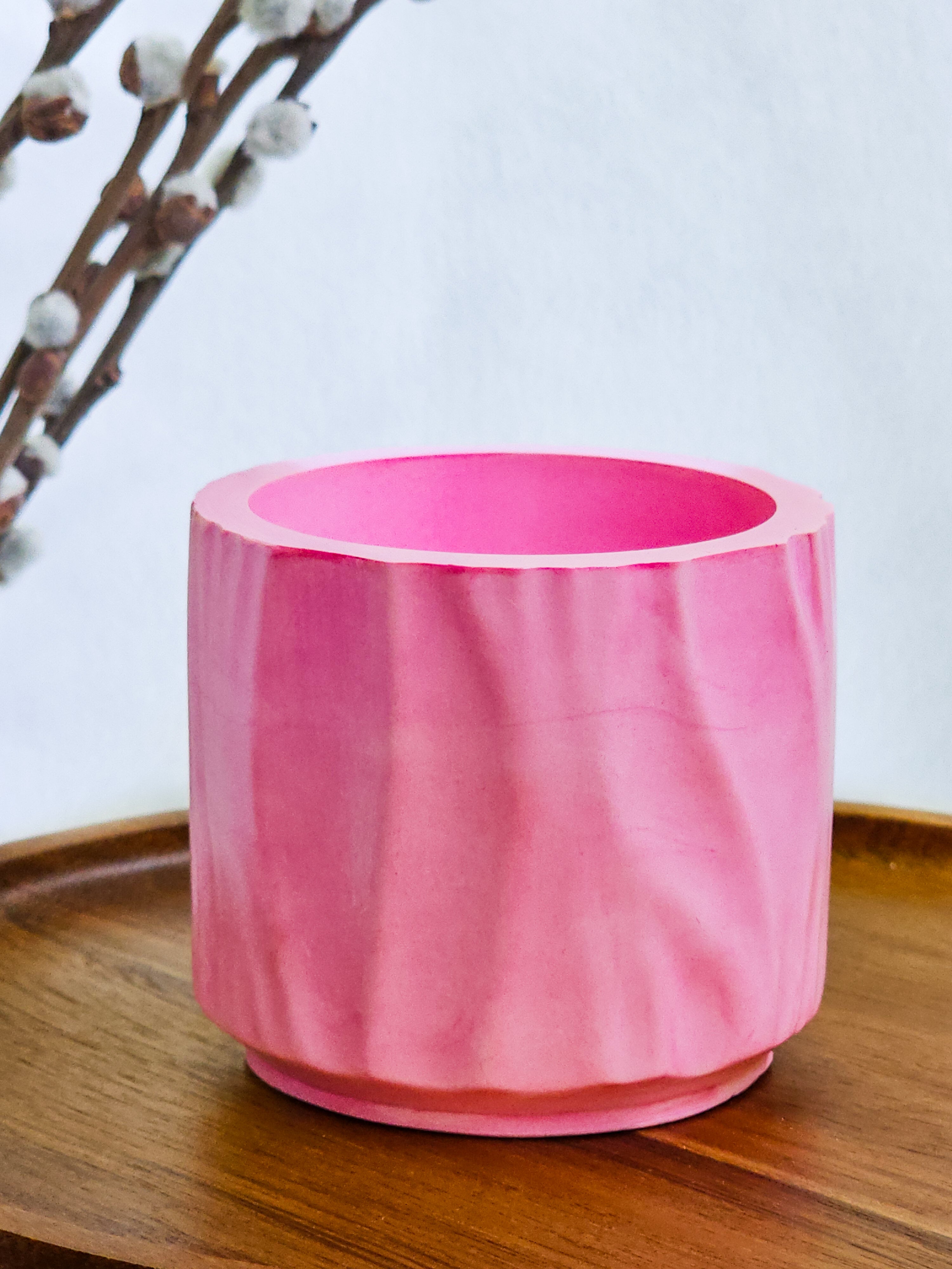 Lines - recipient gol din praf ceramic