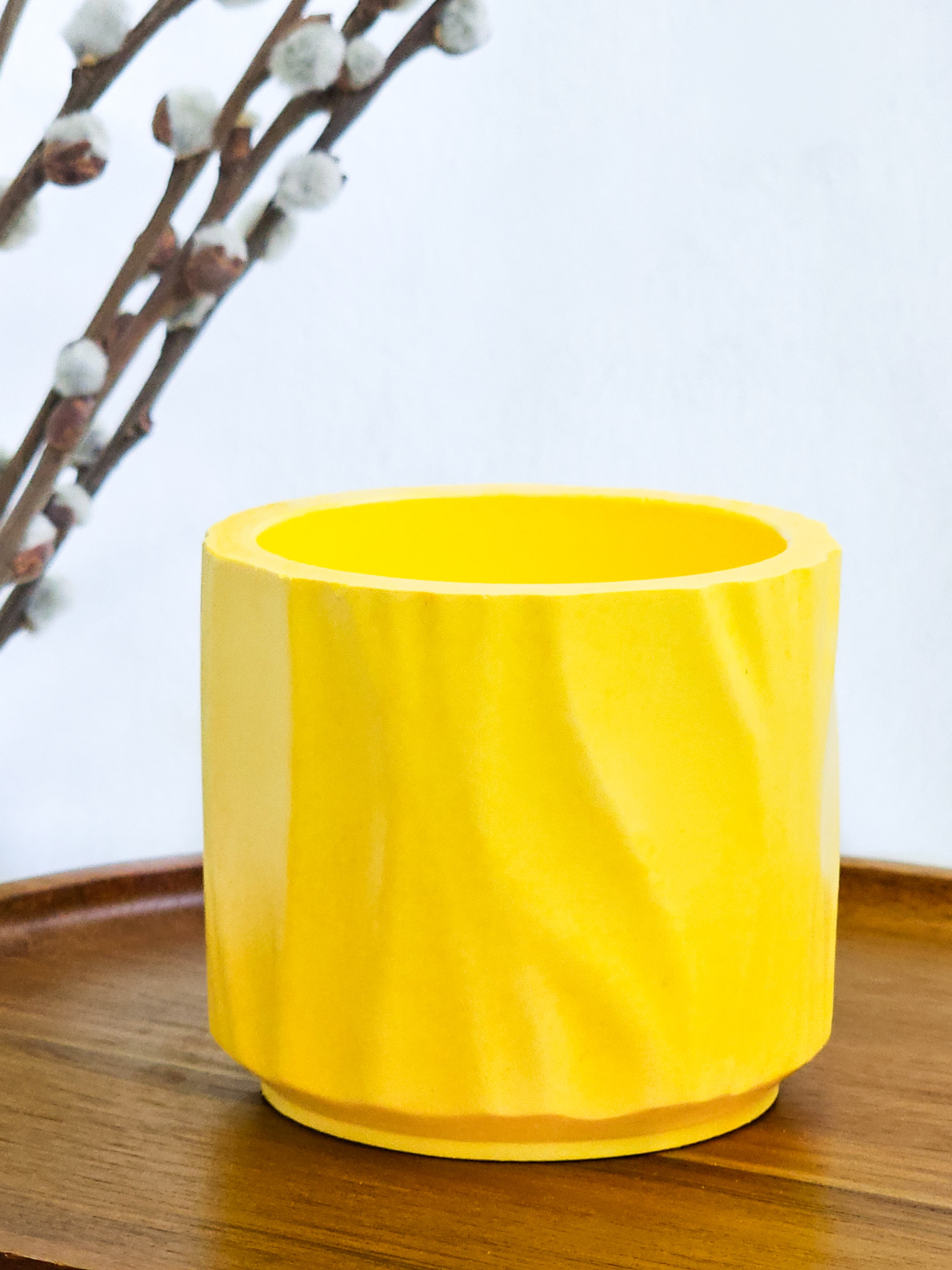 Lines - recipient gol din praf ceramic