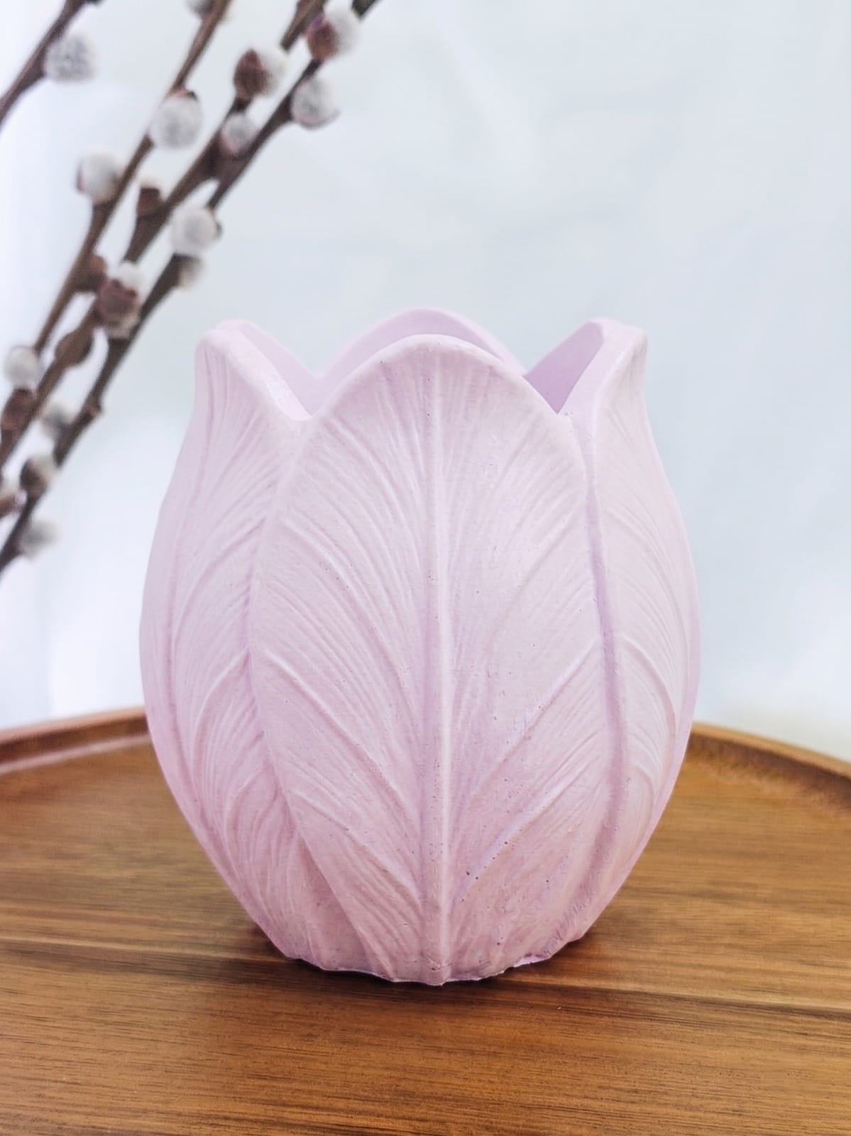 Lalea- recipient gol din praf ceramic